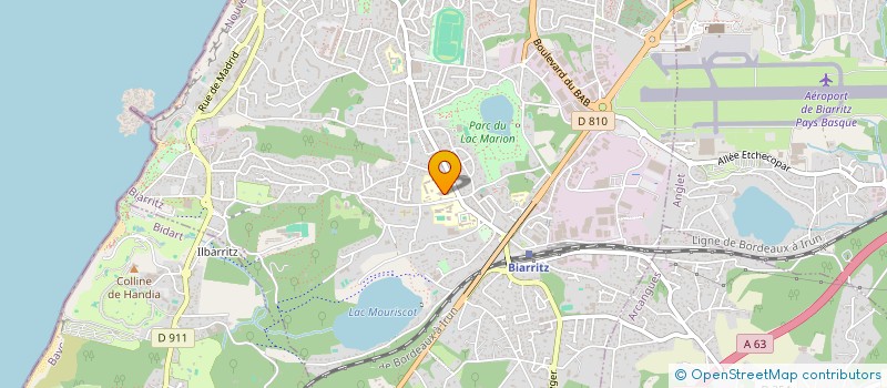 localisation de l'entreprise LES ARROQUES à BIARRITZ