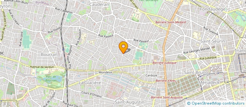 localisation de l'entreprise LES ARROSEURS à BORDEAUX