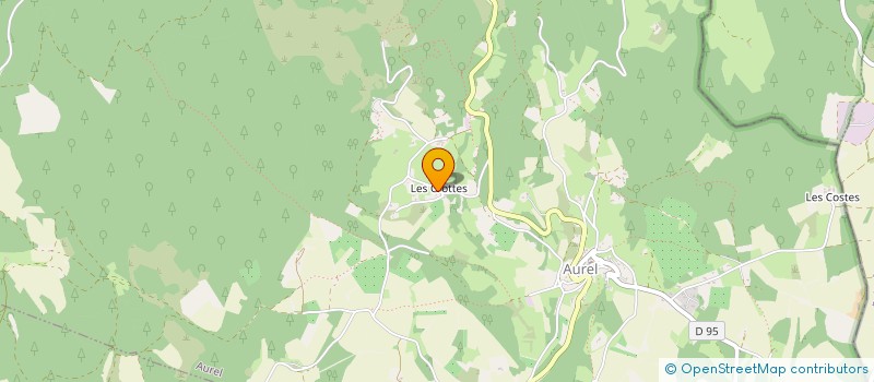 localisation de l'entreprise LES ART'BRES  AUREL