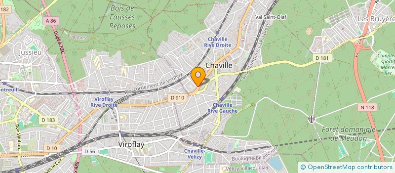localisation de l'entreprise LES ARTBEAURISTES à CHAVILLE