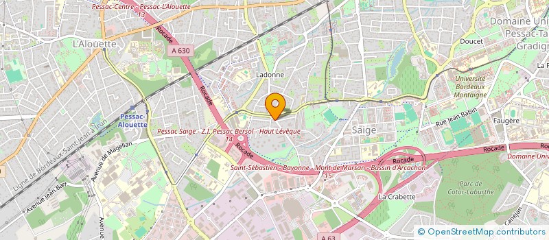 localisation de l'entreprise LES ARTEMISS à PESSAC