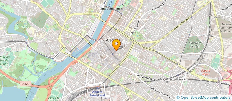 localisation de l'entreprise LES ARTHURS à ANGERS