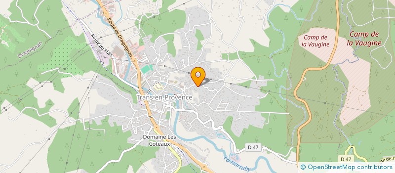 localisation de l'entreprise LES ARTICHAUTS à TRANS-EN-PROVENCE