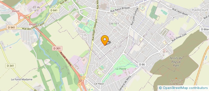 localisation de l'entreprise LES ARTISANS à BRUAY-LA-BUISSIERE