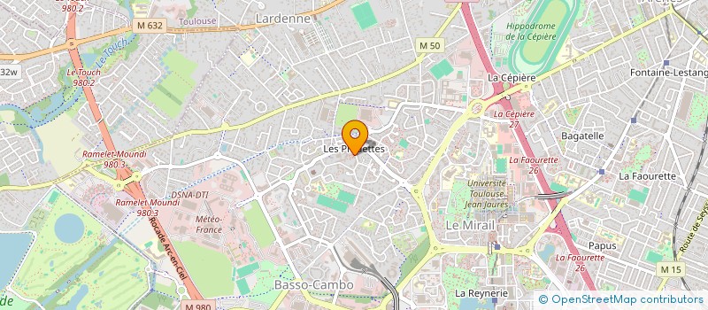 localisation de l'entreprise LES ARTISANS BOUCHERS à TOULOUSE
