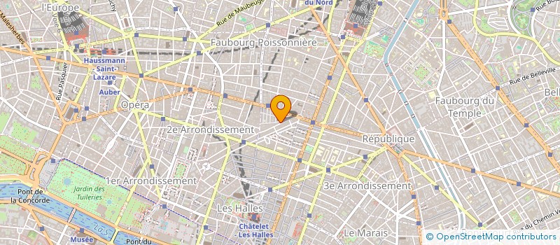 localisation de l'entreprise LES ARTISANS COMPAGNONS DU BATIMENT à PARIS