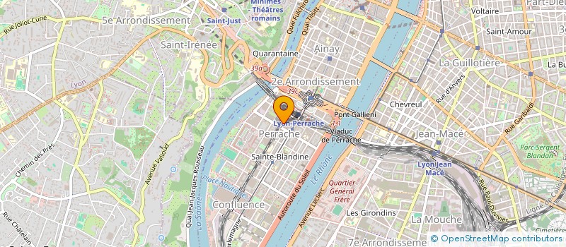 localisation de l'entreprise LES ARTISANS CONSTRUCTEURS DY RHONE  LYON