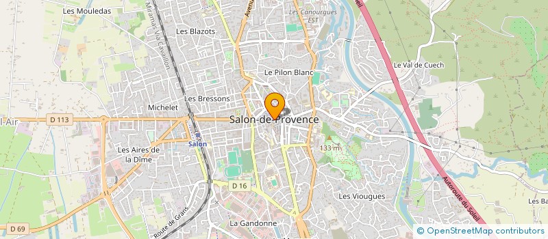 localisation de l'entreprise LES ARTISANS CREATEURS DU 13  SALON-DE-PROVENCE