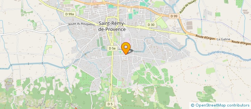 localisation de l'entreprise LES ARTISANS DE GLANUM  SAINT-REMY-DE-PROVENCE