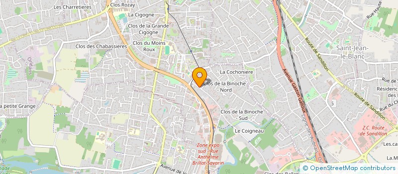 localisation de l'entreprise LES ARTISANS DE L'ECO-LOGIS à ORLEANS
