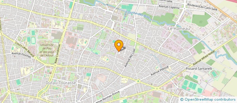 localisation de l'entreprise LES ARTISANS DE LA MONTAGNE à PAU