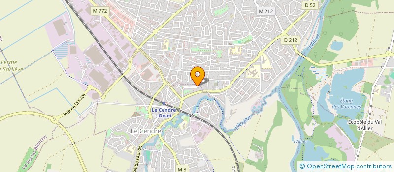 localisation de l'entreprise LES ARTISANS DU BIEN-ETRE AU CENDRE  LE CENDRE