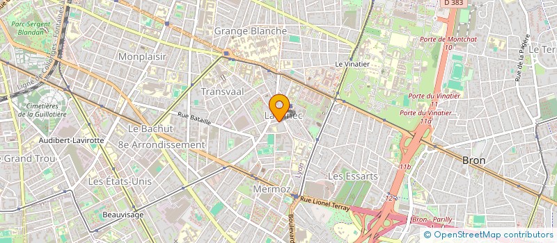 localisation de l'entreprise LES ARTISANS DU BONHEUR  LYON