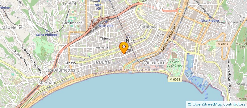 localisation de l'entreprise LES ARTISANS DU CONFORT à NICE