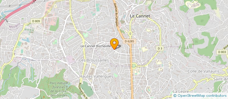 localisation de l'entreprise LES ARTISANS DU CUIR à LE CANNET