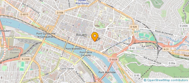 localisation de l'entreprise LES ARTISANS DU GOUT à ROUEN