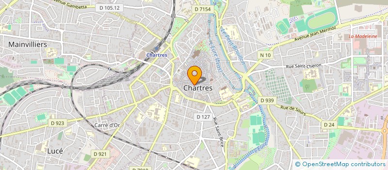 localisation de l'entreprise LES ARTISANS DU MARIAGE à CHARTRES