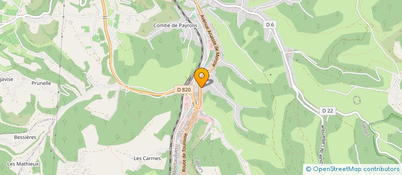 localisation de l'entreprise LES ARTISANS DU MEUBLE à CAHORS