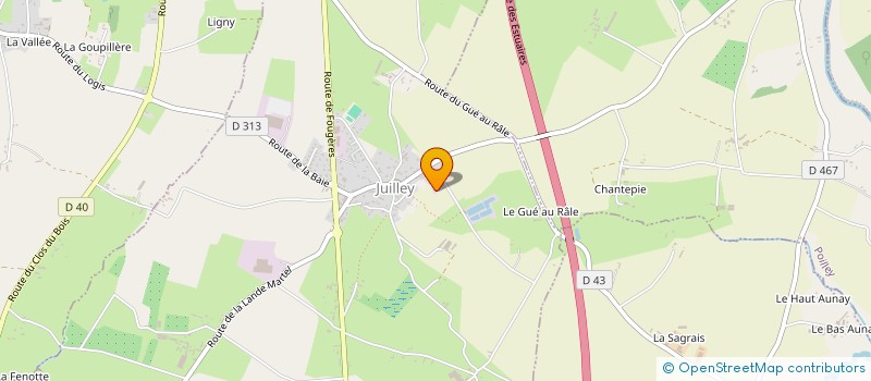 localisation de l'entreprise LES ARTISANS DU MONT  JUILLEY