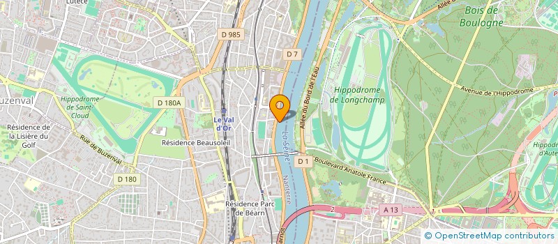 localisation de l'entreprise LES ARTISANS REALISATEURS à SAINT-CLOUD