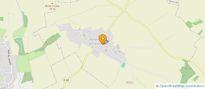 localisation de l'entreprise LES ARTISANS REUNIS à MILLENCOURT-EN-PONTHIEU