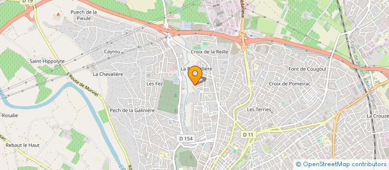 localisation de l'entreprise LES ARTISANS REUNIS à BEZIERS
