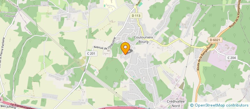 localisation de l'entreprise LES ARTISANS REUNIS  COULOUNIEIX-CHAMIERS