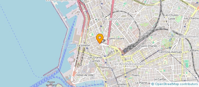 localisation de l'entreprise LES ARTISANTS REUNIS à MARSEILLE