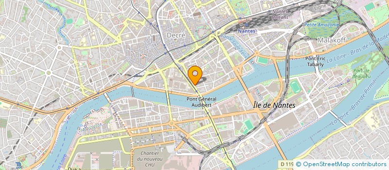 localisation de l'entreprise LES ARTISSEURS  NANTES