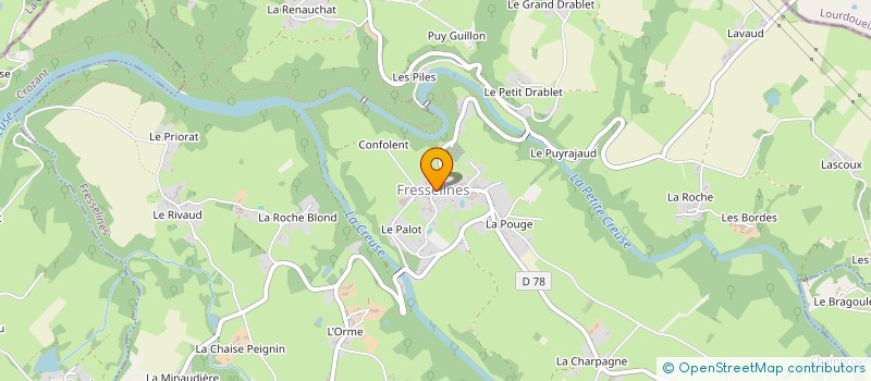 localisation de l'entreprise LES ARTISTES à FRESSELINES
