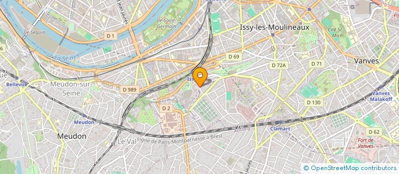 localisation de l'entreprise LES ARTISTES BAT à ISSY-LES-MOULINEAUX