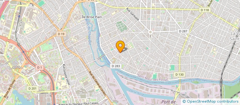localisation de l'entreprise LES ARTISTES DE LA PASSERELLE à SAINT-MAUR-DES-FOSSES