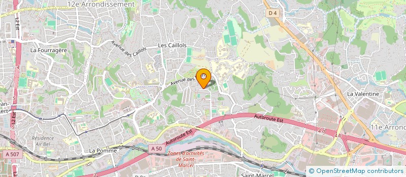 localisation de l'entreprise LES ARTISTES DU COEUR à MARSEILLE