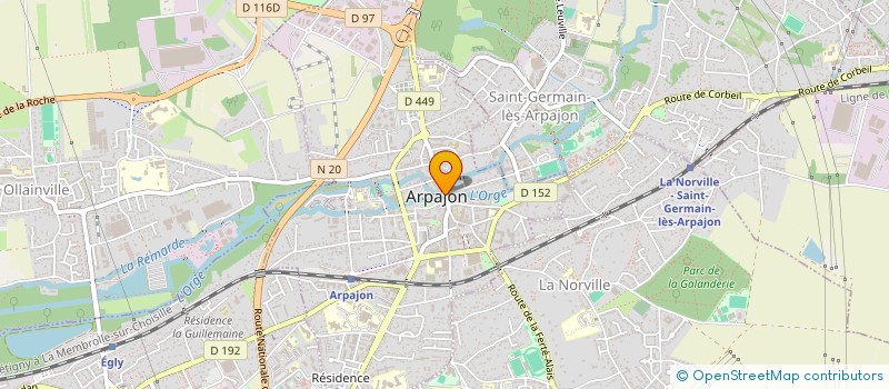 localisation de l'entreprise LES ARTISTES DU VIEUX-CHATRE à ARPAJON