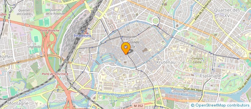 localisation de l'entreprise LES ARTISTES INDEPENDANTS D ALSACE à STRASBOURG