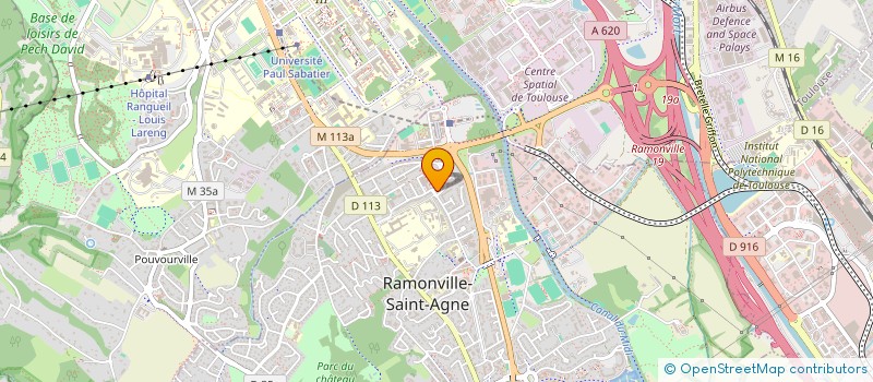 localisation de l'entreprise LES ARTISTES RAMONVILLOIS à RAMONVILLE-SAINT-AGNE