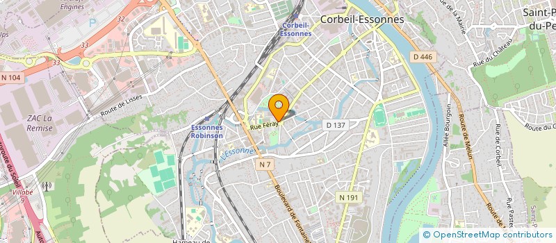 localisation de l'entreprise LES ARTISTES WAKANDAIS à CORBEIL-ESSONNES