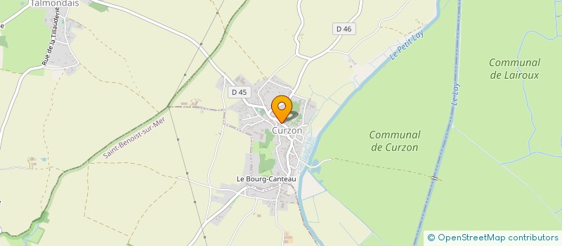 localisation de l'entreprise LES ARTISTIKS EFFET MER  CURZON