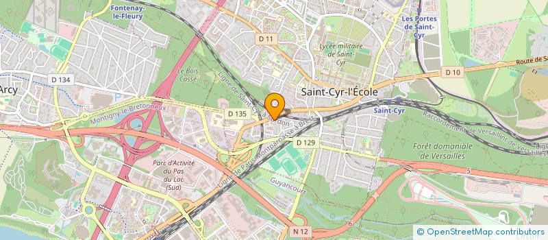 localisation de l'entreprise LES'ARTS  SAINT-CYR-L'ECOLE