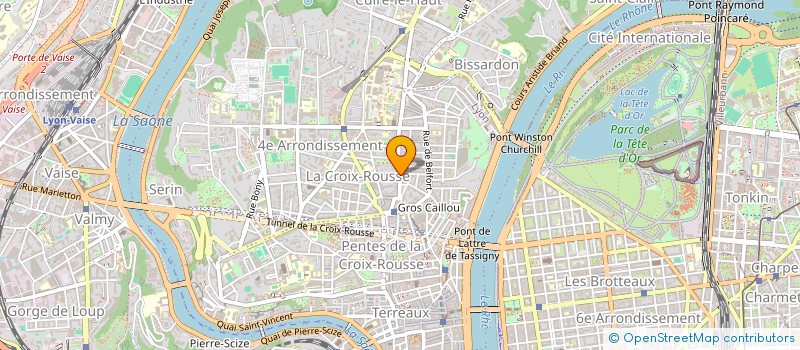 localisation de l'entreprise LES ARTS à LYON