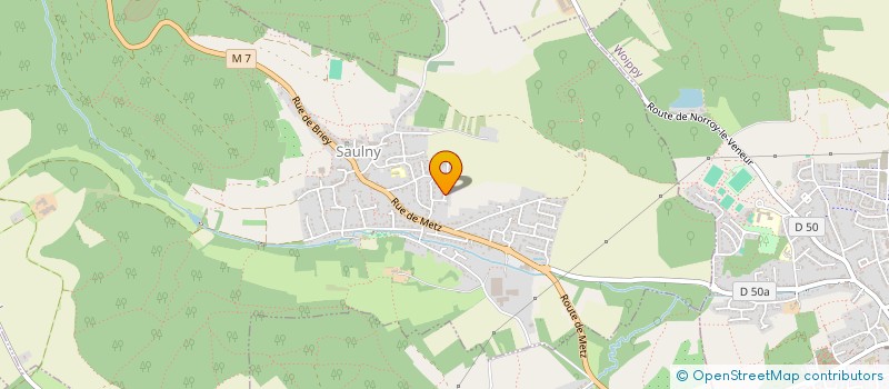 localisation de l'entreprise LES  ARTS 57  SAULNY