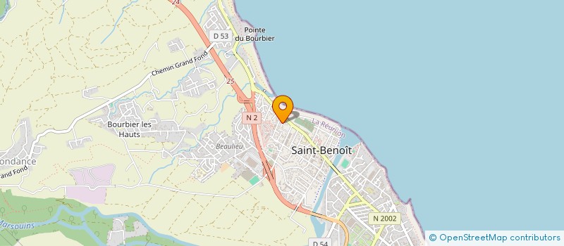 localisation de l'entreprise LES ARTS 974 à SAINT-BENOIT