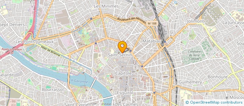 localisation de l'entreprise LES ARTS AU SOLEIL à TOULOUSE