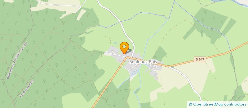 localisation de l'entreprise LES ARTS AUX CHAMPS  BOULT-AUX-BOIS