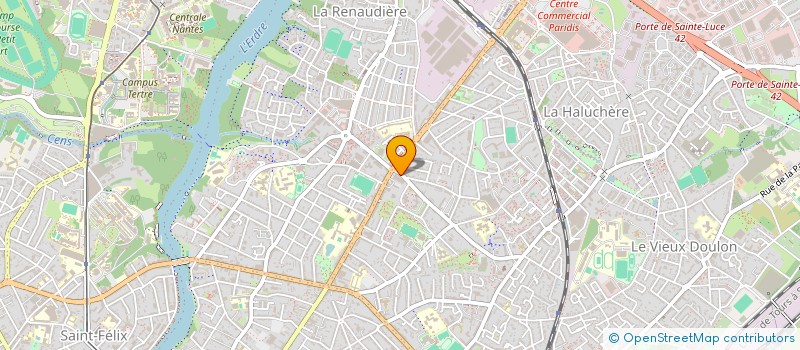 localisation de l'entreprise LES ARTS D'EQUINOXE  NANTES