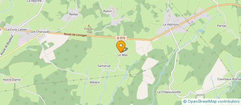 localisation de l'entreprise LES ARTS DE FAIRE  NEUVIC-ENTIER