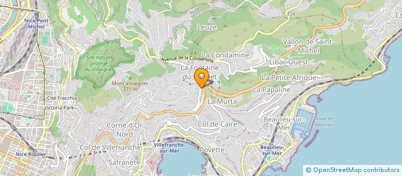 localisation de l'entreprise LES ARTS DE L'AIR ECOLE DE CIRQUE à VILLEFRANCHE-SUR-MER