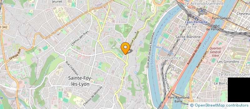 localisation de l'entreprise LES ARTS DE L ESPACE à SAINTE-FOY-LES-LYON