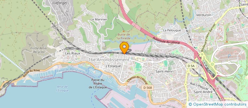 localisation de l'entreprise LES ARTS DE LA CRUE à MARSEILLE