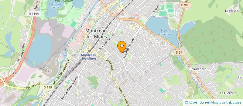 localisation de l'entreprise LES ARTS DIT SHOW PRODUCTION  MONTCEAU-LES-MINES